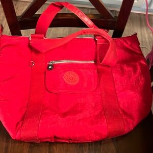 Red Kipling Padded bag.  No monkey or strap